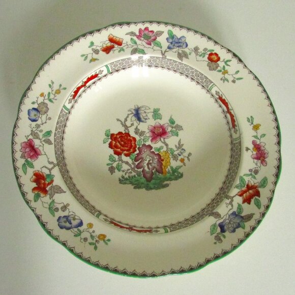 Vintage 9" rimmed bowl, Chinese Rose design, Copeland Spode (Lot 3) - Picture 1 of 12